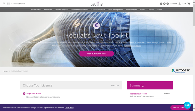 Kobilabs Revit 2018 Toolkit - BIM Query Tool – ARKANCE UK Community