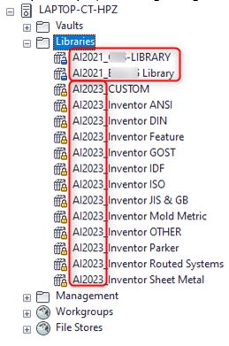 Autodesk Vault 2023 – Inventor Custom Content Libraries – ARKANCE UK ...