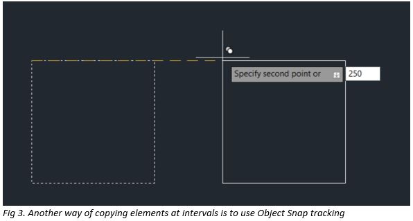 AutoCAD Object Snap ‘FROM’ – Drawing or copying elements at set ...
