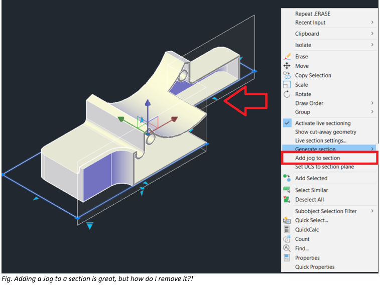 AutoCAD Tip - Removing a Jog from a 3D Section Plane – ARKANCE UK Community