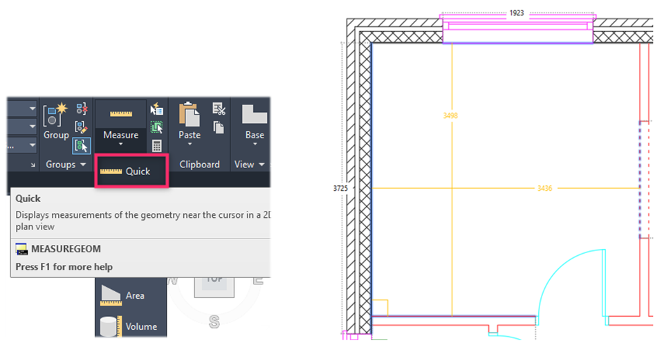 AutoCAD 2020: New Feature – Quick Measure Geometry Command – ARKANCE UK ...