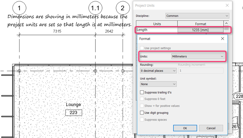 Revit 2018 – Project Units & Overrides – ARKANCE UK Community