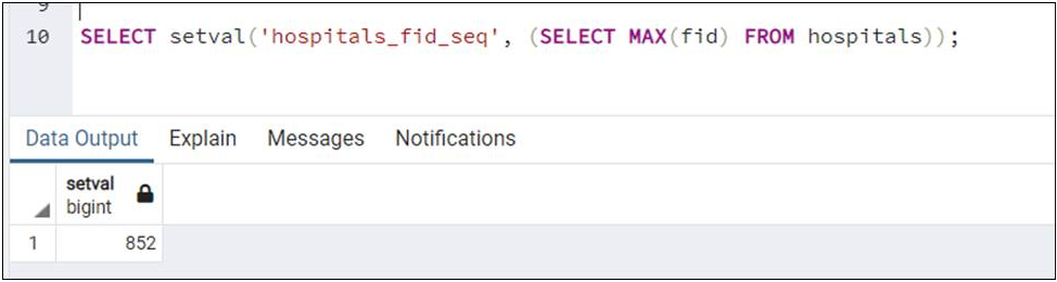 PostGIS – Sequence - Max Value - 15.png